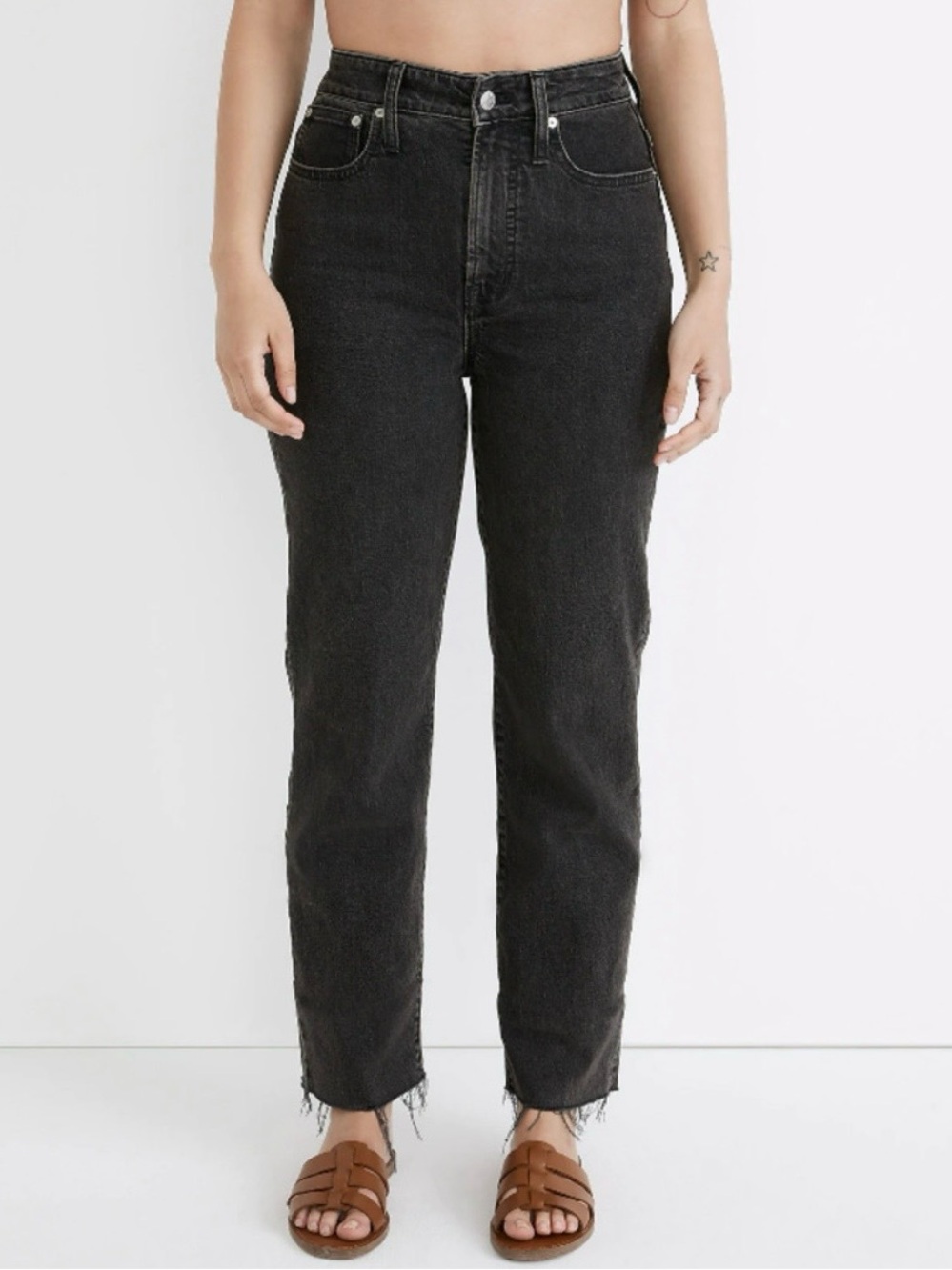 Madewell The Curvy Perfect Vintage Straight Jean in Lunar Wash Size 26
